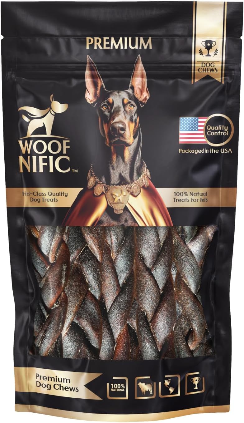 Braided Beef Hide with Collagen Dog Chew