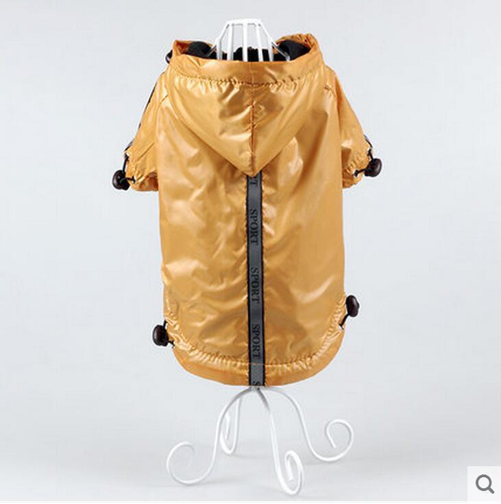 Hooded Pet Raincoat - Waterproof And Warm-1