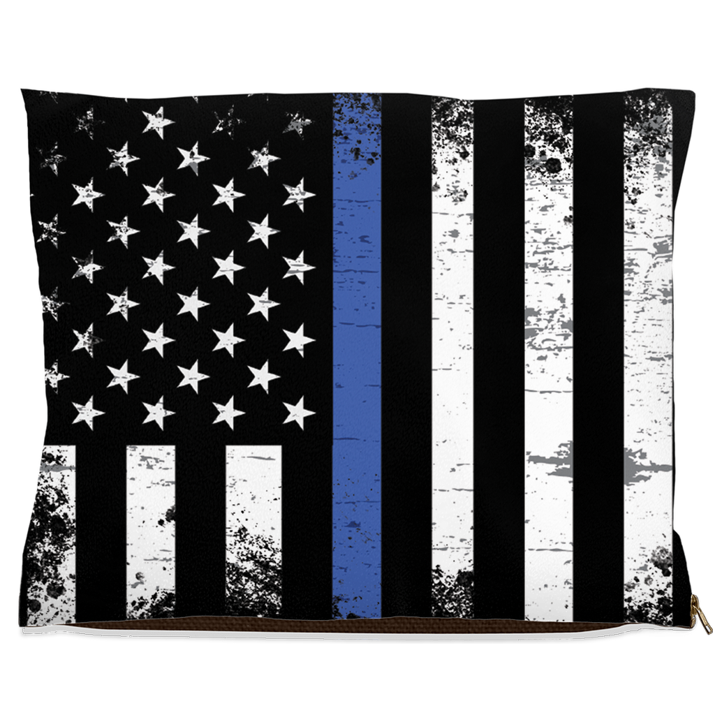 Thin Blue Line Dog Bed