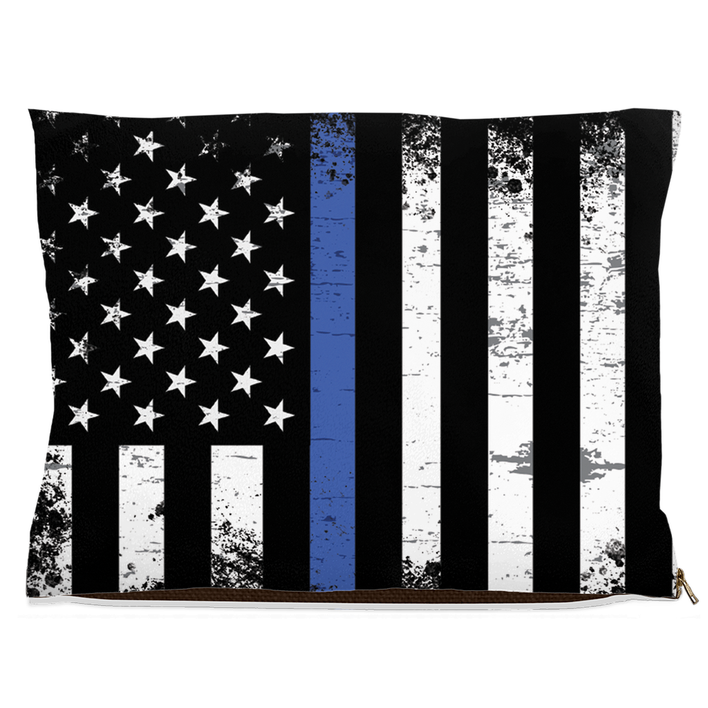 Thin Blue Line Dog Bed